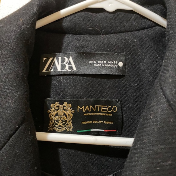 Italian wool coat Zara - Black size S - Picture 3 of 5